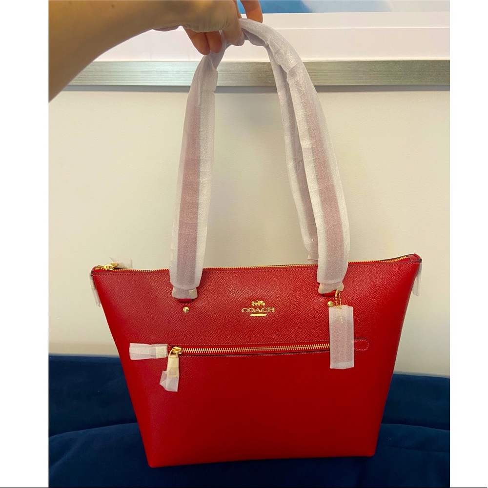 Brand new Red Coach Gallery Tote